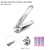 Alicate cortauñas acero inoxidable (39396) - comprar online