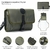 Cambiador plegable con bolsillos y llavero 30x20x3.5cm (38293) - comprar online