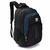 Mochila Urban Mode con bolsillo portanotebook y recortes azules 46x32x18cm (34026) - comprar online