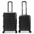 Set de valijas SKORA BS AS HARD ABS Negro 24 y 20 (39749)