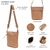 Bandolera Nador dos cierres bolsillo con broche 27x24x8cm (39893) - comprar online