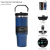 Vaso termico Wanderlust con bombilla 1200ml (39429) - comprar online