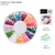Nail Art en disco multicolor lentejuelas estrella (38884) - comprar online