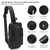 Morral Sling con cerradura y USB tela impermeable 32x18x10cm (39541) - comprar online