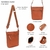 Bandolera Nador dos cierres bolsillo con broche 27x24x8cm (39892) - comprar online