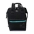Mochila boca de pez Eve cierre turquesa 40x25x18 cm (37896)