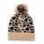 Gorro mujer tejido animal print con pompom (38646) - comprar online