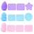 Set Esponjas blender para maquillaje colores pastel (39394)