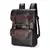 16.5 polegada portátil mochila de couro dos homens bagpack grandes livros mochi
