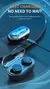TWS Sem Fio Bluetooth Fones De Ouvido, Touch Control, Esportes Earbuds, microfon
