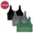 Frete grátis Jcolour Kit 3 Top Fitness Nadador Academia com Bojo Removível