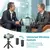 Ulanzi j12 microfone de lapela sem fio, conjunto de microfones de lapela, gravação de vídeo curta, mini microfone para iphone, android, transmissão ao vivo - comprar online