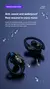 Lenovo LP75 Fones de ouvido esportivos sem fio com microfones, controle de botã