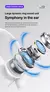 Lenovo LP75 Fones de ouvido esportivos sem fio com microfones, controle de botã - comprar online