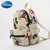 Disney nova moda mickey mouse padrão saco de escola das crianças bonito mickey na internet