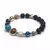 Universo sistema solar pulseira feminina pedra natural oito planetas pulseira ma - comprar online