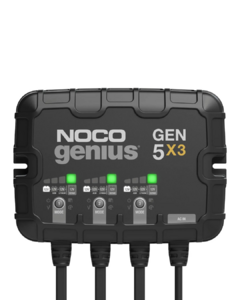 Carregador de bateria marítimo NOCO Genius GEN5X3 3-Bank 15A 12V - comprar online