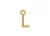 Pingente Letra - comprar online