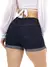 Imagem do Shorts Jeans Feminino Cintura Alta Levanta Bumbum