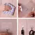 Imagem do Peças Ganchos Adesivos de Parede, Multifuncional, Autocolante, Cozinha, Quarto e Banheiro