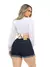 Shorts Jeans Feminino Cintura Alta Levanta Bumbum - Zerda Magazine