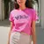 Camiseta Feminina Estampada, Borboletas Com Asa De Flor - Zerda Magazine