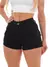 Imagem do Shorts Sarja Cargo Feminino Preto