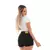 Shorts Sarja Cargo Feminino Preto