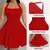 Mini vestido feminino elegante pescoço quadrado na internet