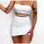 Moda Blogueira - Vestido Curto Canelado Amarração Lateral Moda Gringa - Preto,