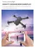 Mini drone de controle remoto E88 com câmera dupla e resolução 4K, acompanhado de controle remoto e ícones de funcionalidades.