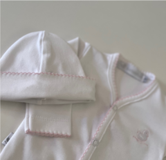 Ajuar pima con picot rosa - comprar online