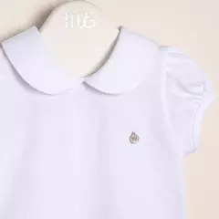 Body de jersey de algodon con cuello redondo Euge - tienda online