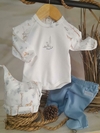 Conjunto 3P bordado bambi