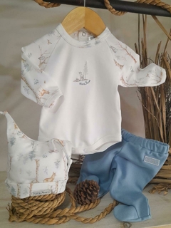 Conjunto 3P bordado bambi