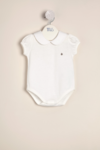 Body de jersey de algodon con cuello redondo Euge - comprar online