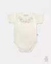 Body bordado florcitas crudo - comprar online