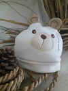 Gorro bordado cara de oso