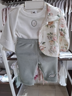 Conjunto 3P estampado flores