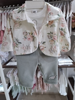 Conjunto 3P estampado flores en internet