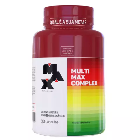 Multimax Complex 90 Cápsulas - Max Titanium