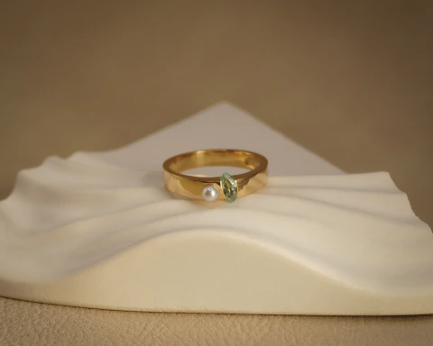 Aliança Bodas Turmalina Cristiane