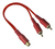 Cable Derivador Y Rca 2 Machos A 1 Hembra Potencia Calidad