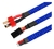 Malla Cubre Cable Piel De Serpiente Azul 7mm Por Metro en internet