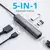 Hub Usb-c Anker 533 5 Puertos En 1 -1 Zapatilla Usb 4K Slim en internet
