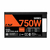 Fuente Pc Gamer 750w LNZ Atx cooler 12cm rojo (ZX750-GZ) - TechSmart