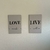 Cuadro PVC "Love much" & "Live well"