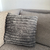 Almohadón 45x45 peluche canelón gris topo