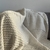 Manta algodon 1,20x1,50 blanco | detalles crudo - comprar online
