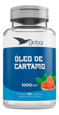 2x Óleo De Cártamo- 1000mg por Cápsula- 120 Caps. Global - loja online